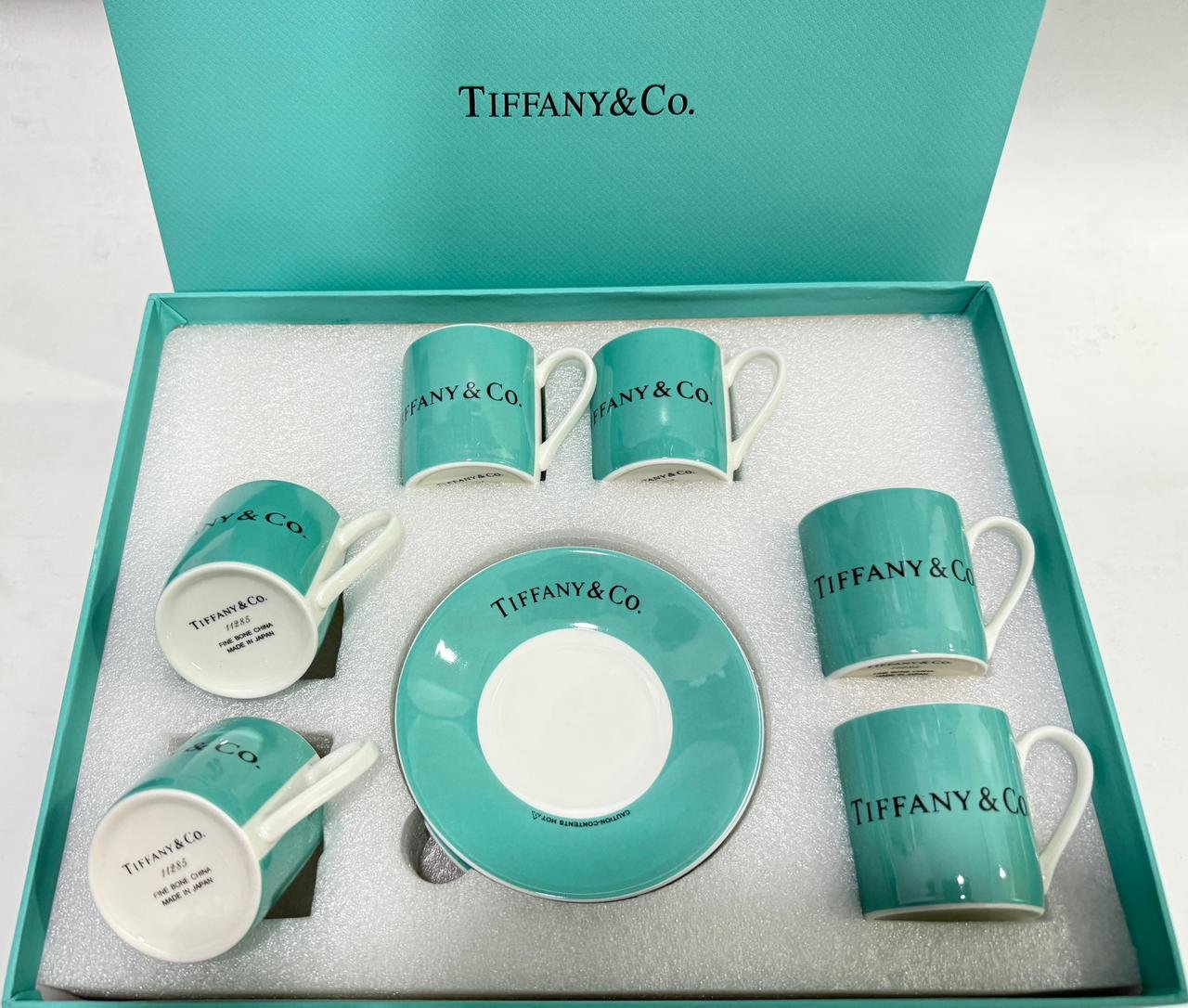 Tiffany & Co. Turkish coffeeÂ set of six cups - Image 2 of 2